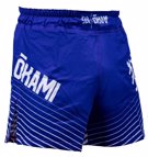 Okami kanji Fightshorts -blue